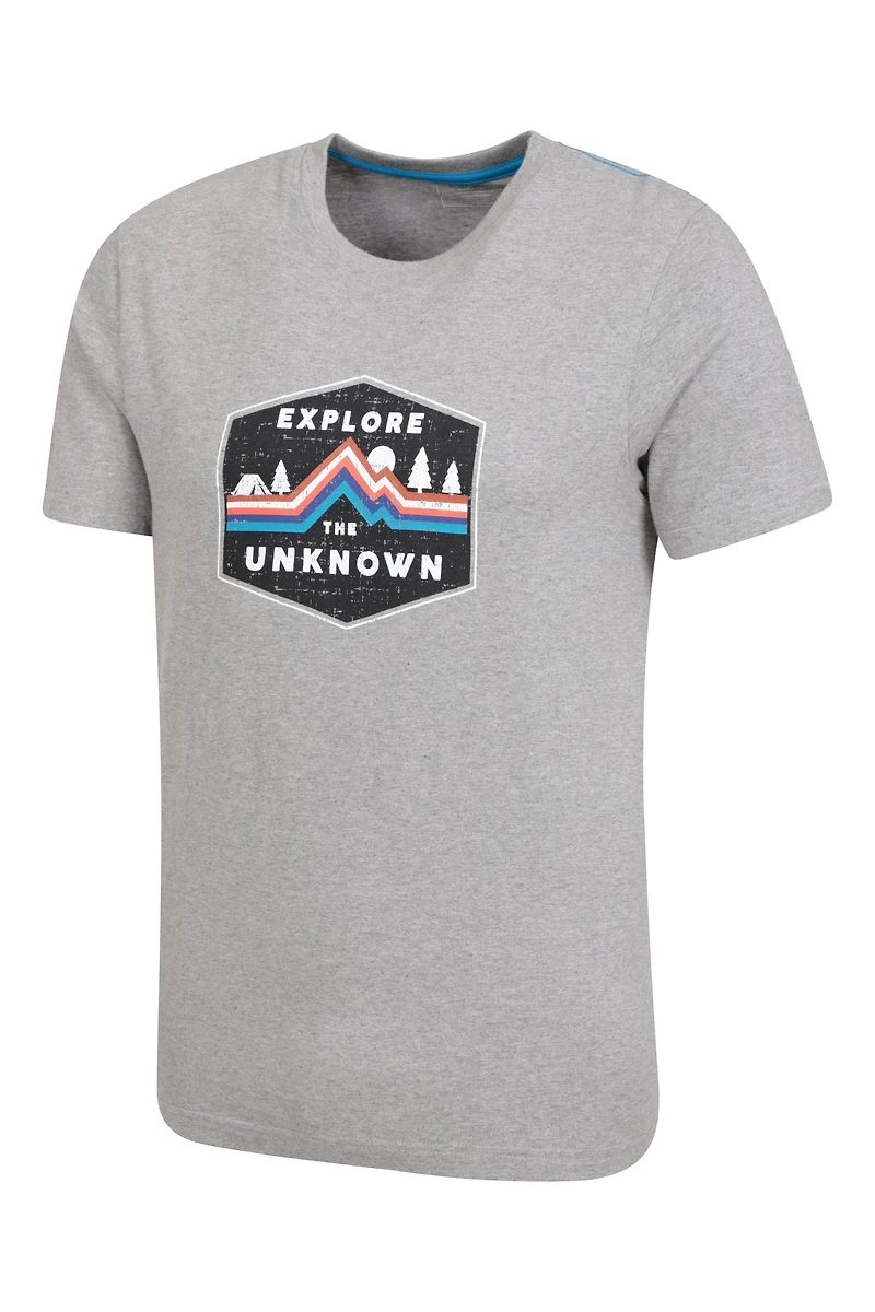 Explore The Unknown Mens Cotton T-Shirt