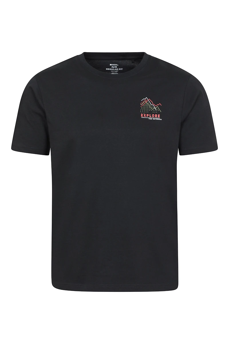 Tech Mountains Mens T-Shirt