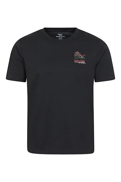 Tech Mountains Mens T-shirt