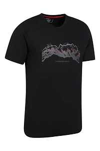 Tech Mountains Mens T-shirt