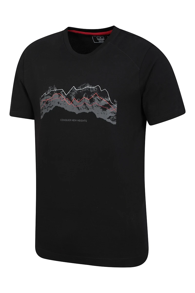 Tech Mountains Mens T-shirt