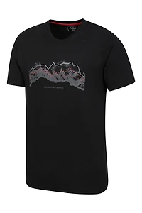 Tech Mountains Mens T-shirt
