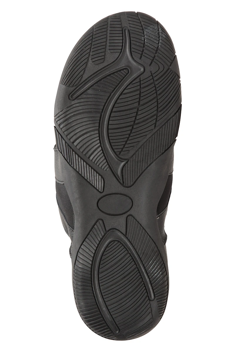 Mens Comfort Leather Flip Flops