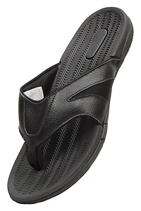 Mens Comfort Leather Flip Flops
