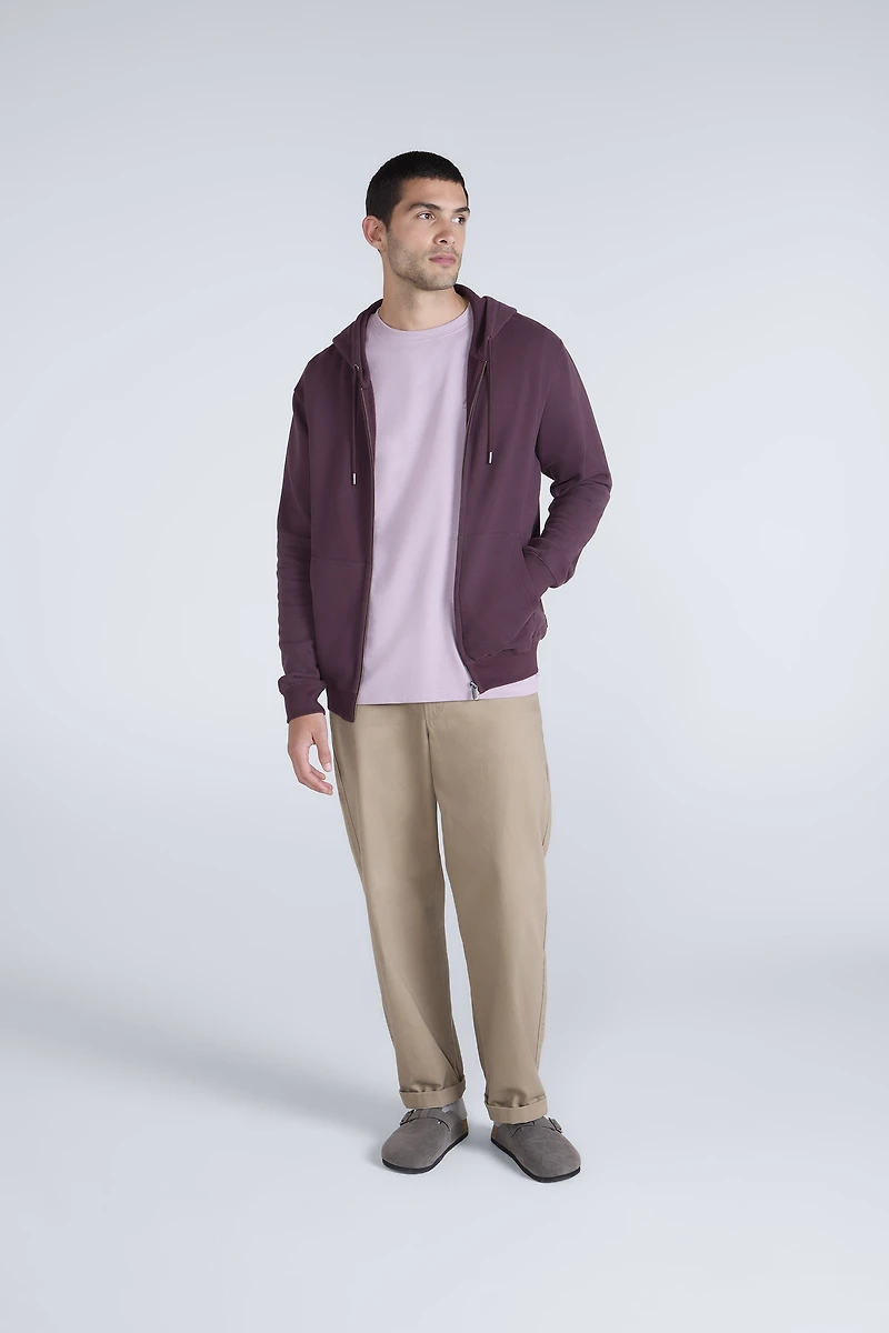 Woody Mens Zip Hoodie