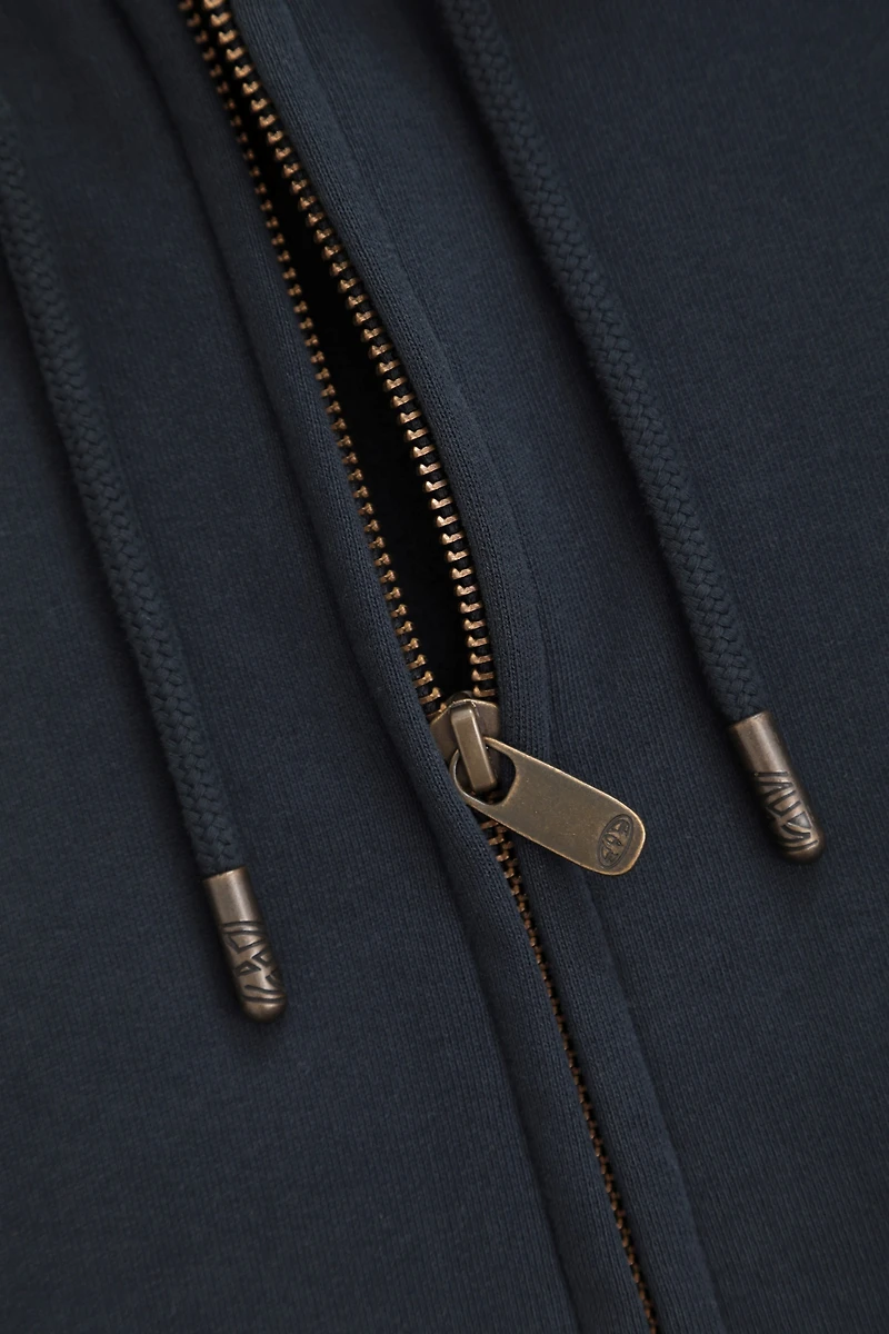 Woody Mens Zip Hoodie