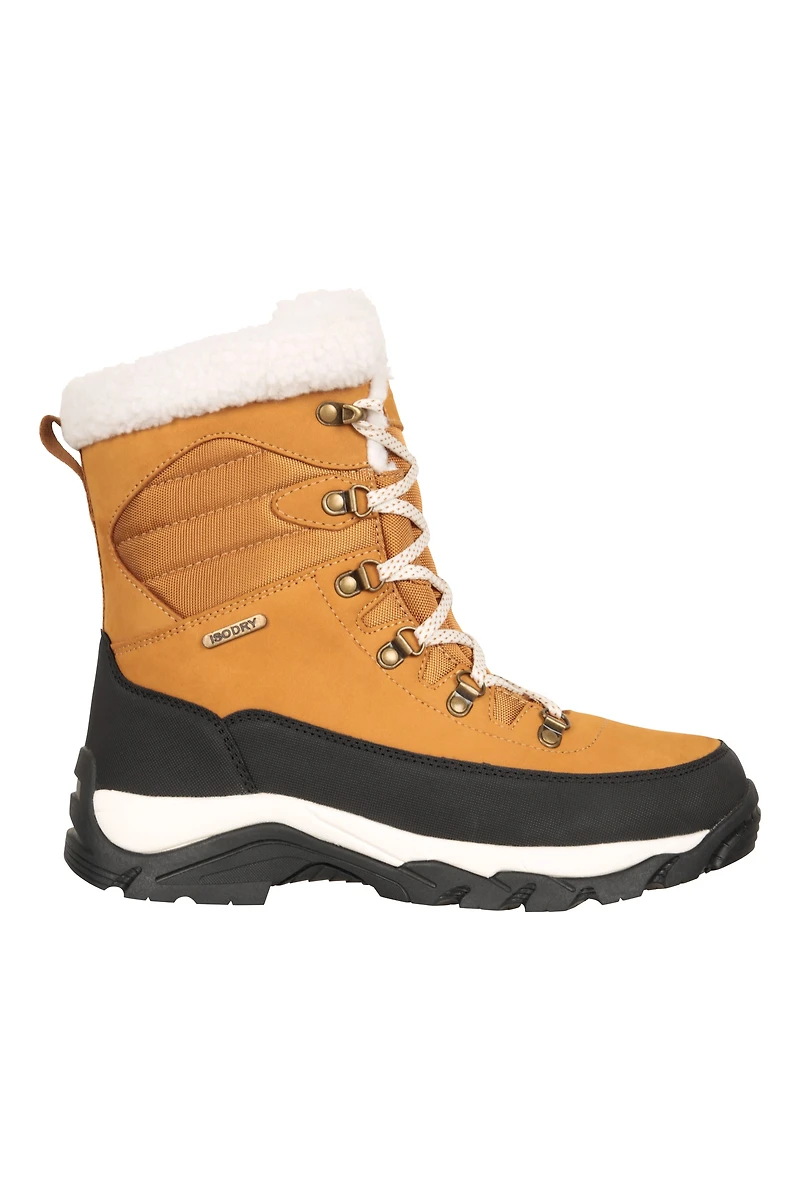 Innsbruck Womens Leather Waterproof Snow Boots