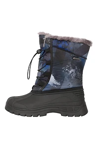 Whistler Kids Printed Adaptive Snow Boots