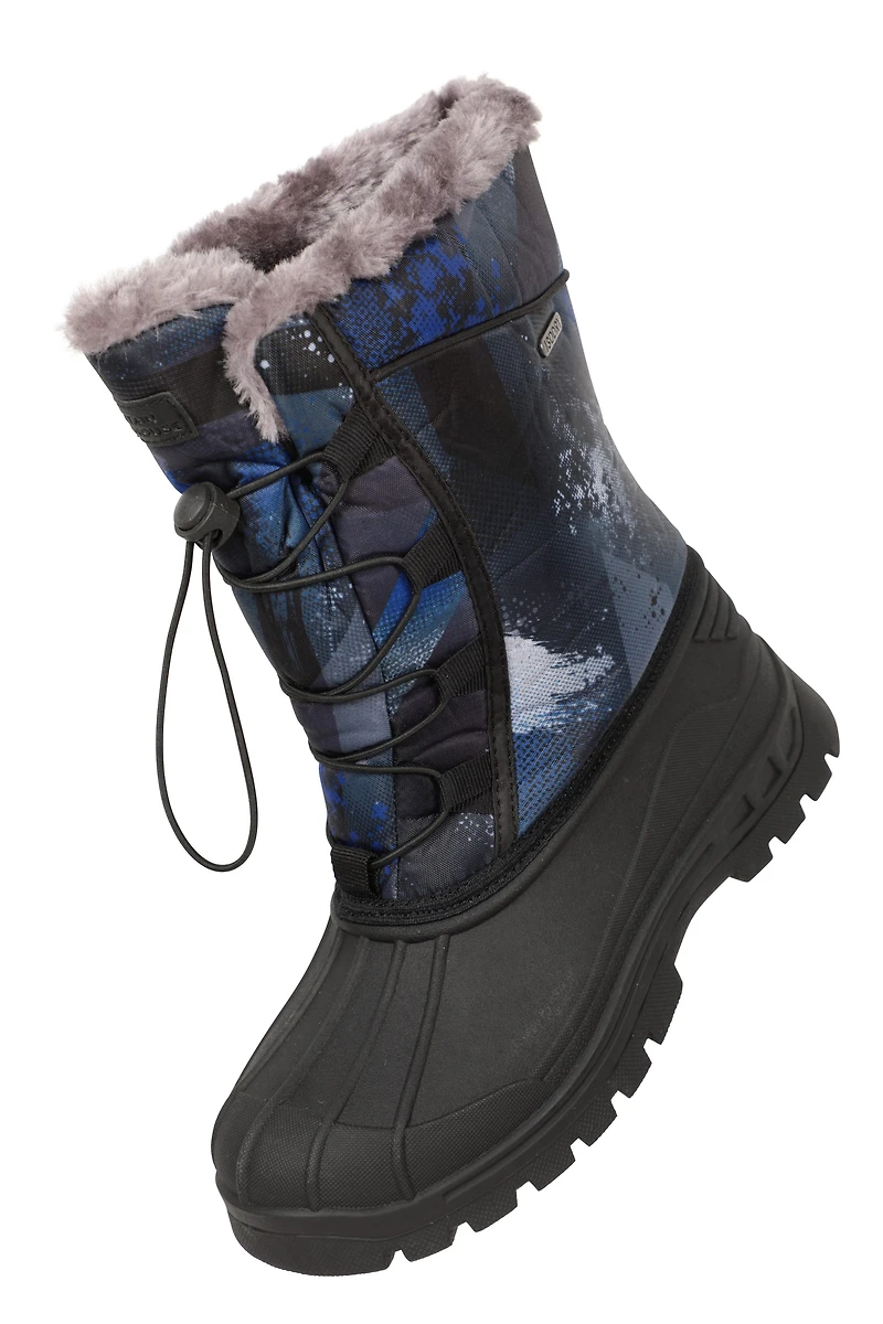 Whistler Kids Printed Adaptive Snow Boots