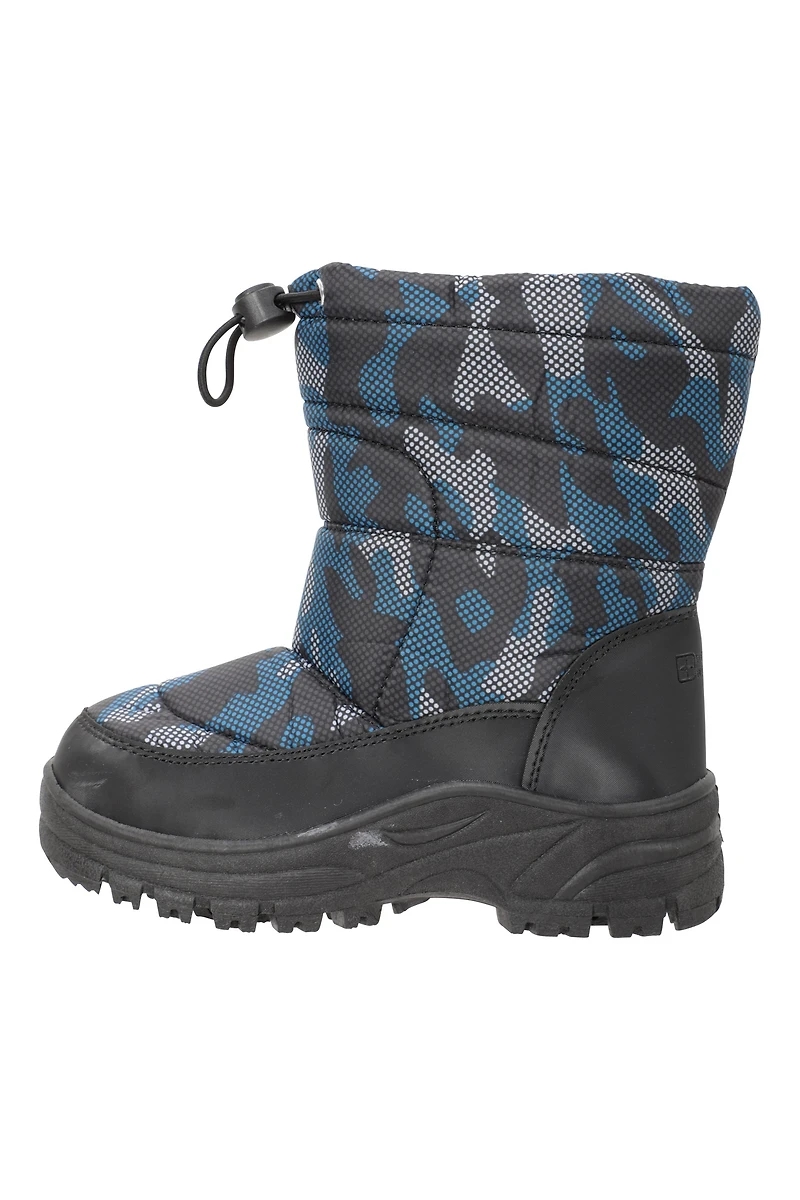 Caribou Toddler Adaptive Printed Snow Boots