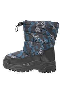 Caribou Toddler Adaptive Printed Snow Boots