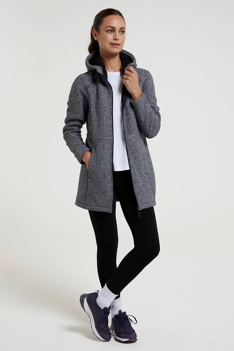 Mallaig Womens Longline Fleece Jacket