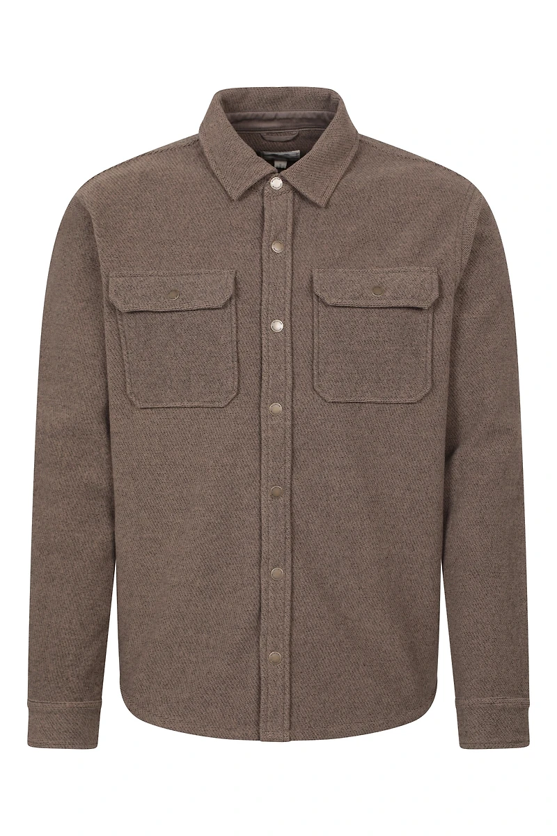 Dresden Mens Twill Fleece Shirt