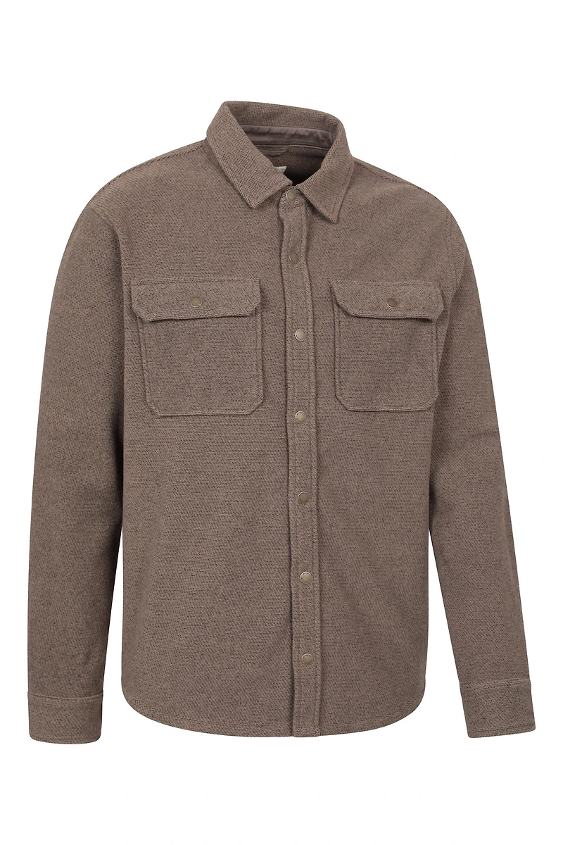 Dresden Mens Twill Fleece Shirt