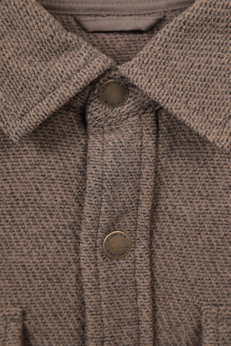 Dresden Mens Twill Fleece Shirt