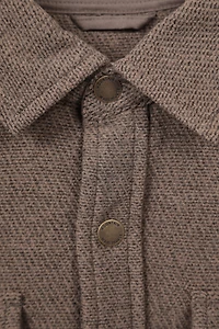 Dresden Mens Twill Fleece Shirt