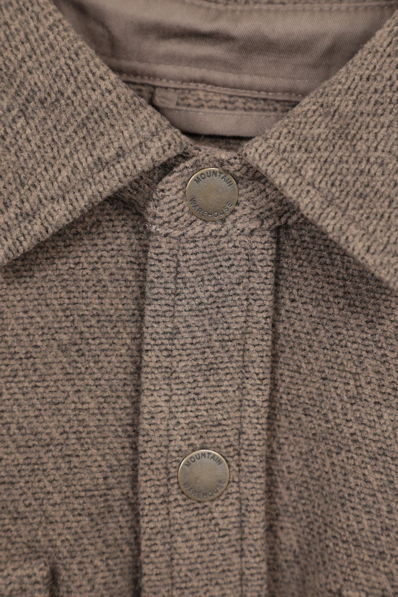Dresden Mens Twill Fleece Shirt