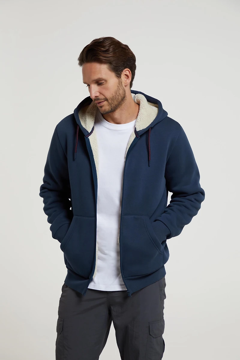 Dalton Mens Sherpa Lined Hoodie