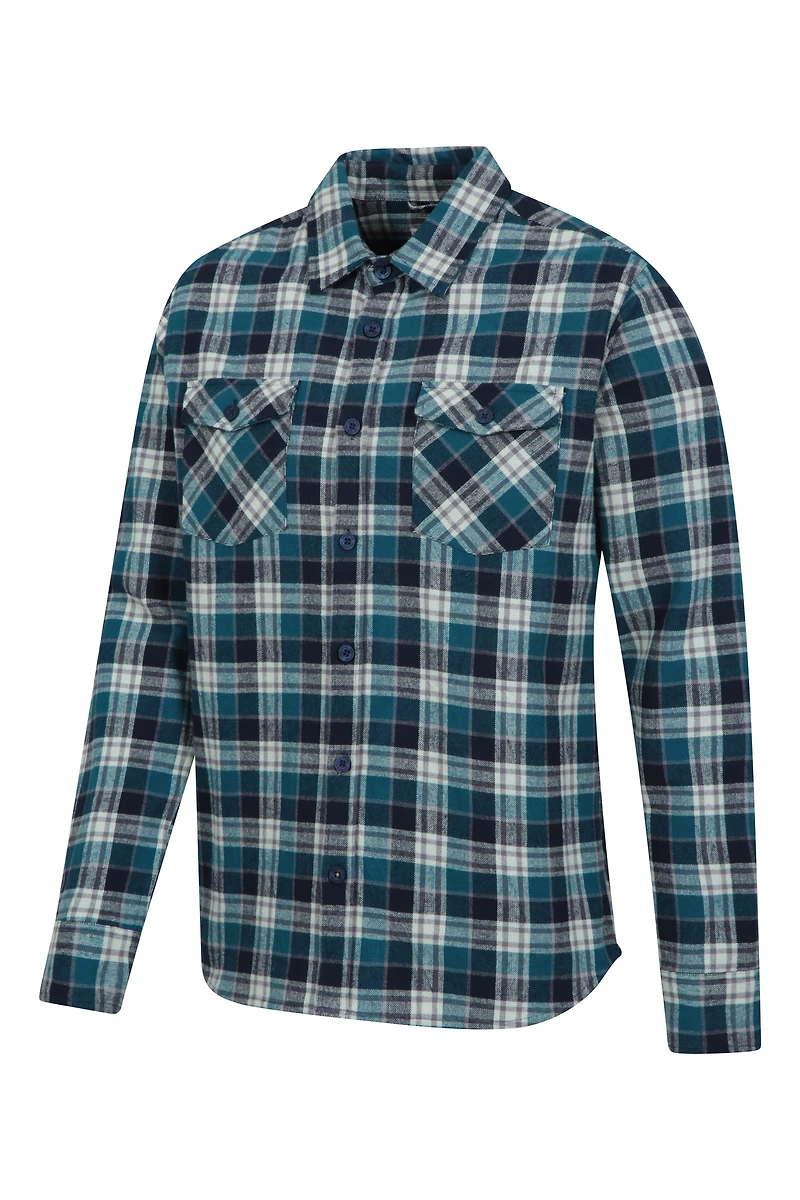 Track Mens Heavy Flannel Shirt
