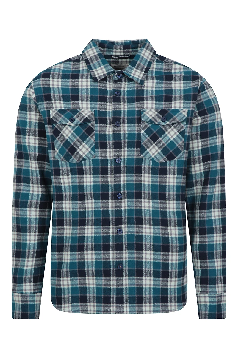 Track Mens Heavy Flannel Shirt