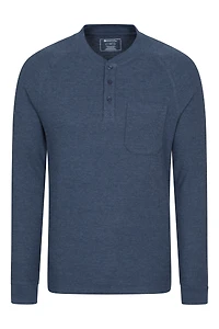 Selby Mens Waffle Henley Tee