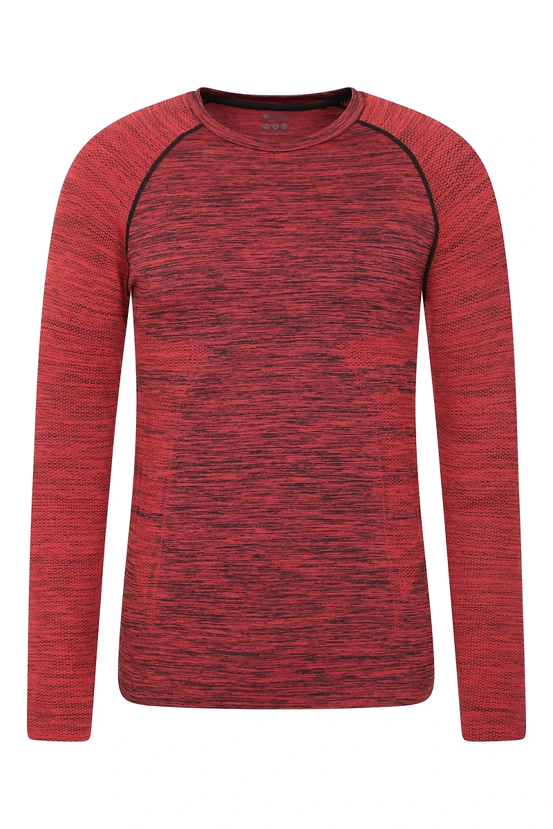 Slalom Mens Seamless Round Neck Top