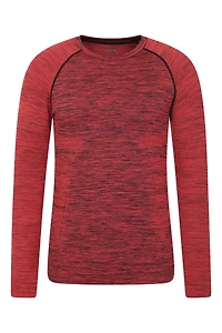 Slalom Mens Seamless Round Neck Top