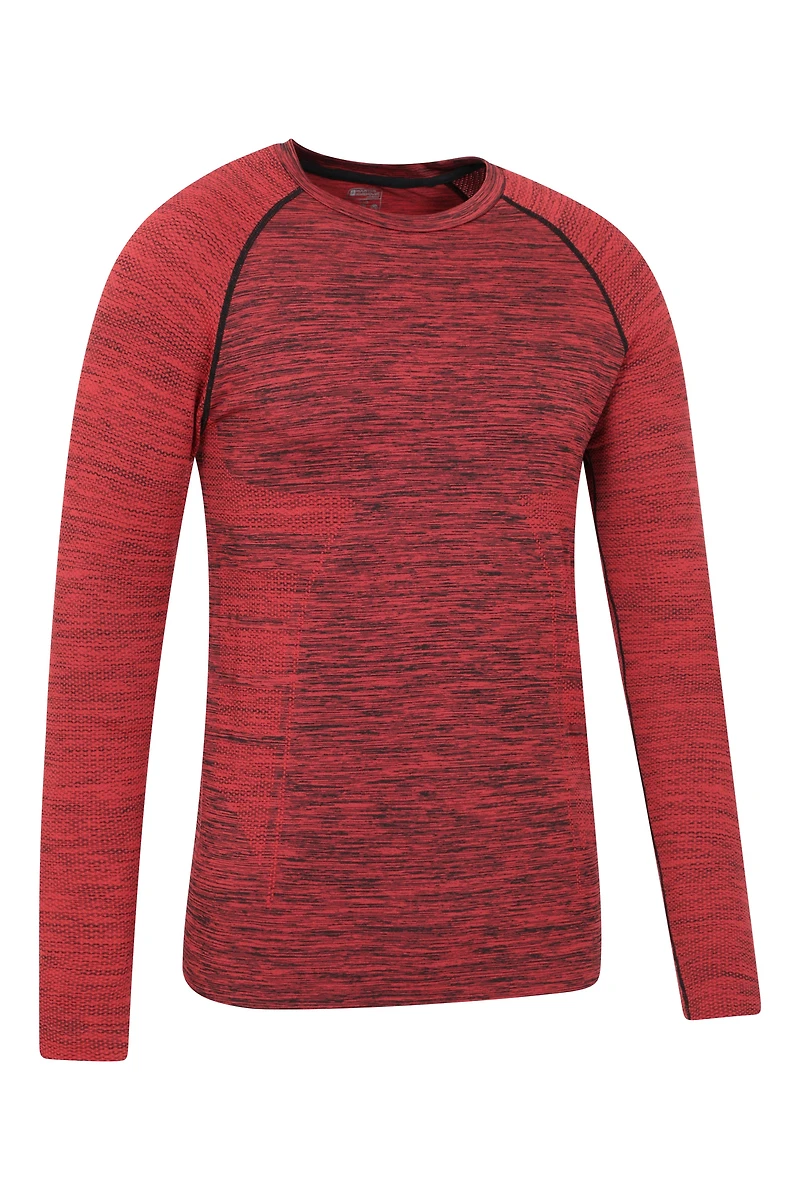 Slalom Mens Seamless Round Neck Top