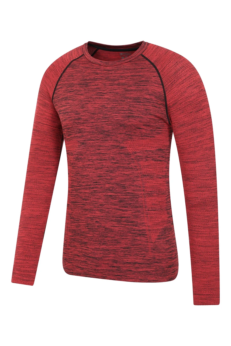 Slalom Mens Seamless Round Neck Top