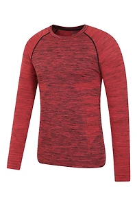Slalom Mens Seamless Round Neck Top
