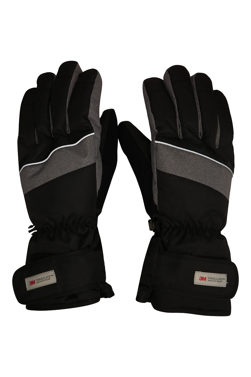 Thinsulate® Mens Waterproof Ski Gloves