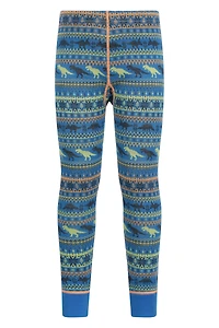 Jacquard Kids Merino Base Layer Set