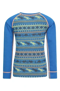 Jacquard Kids Merino Base Layer Set