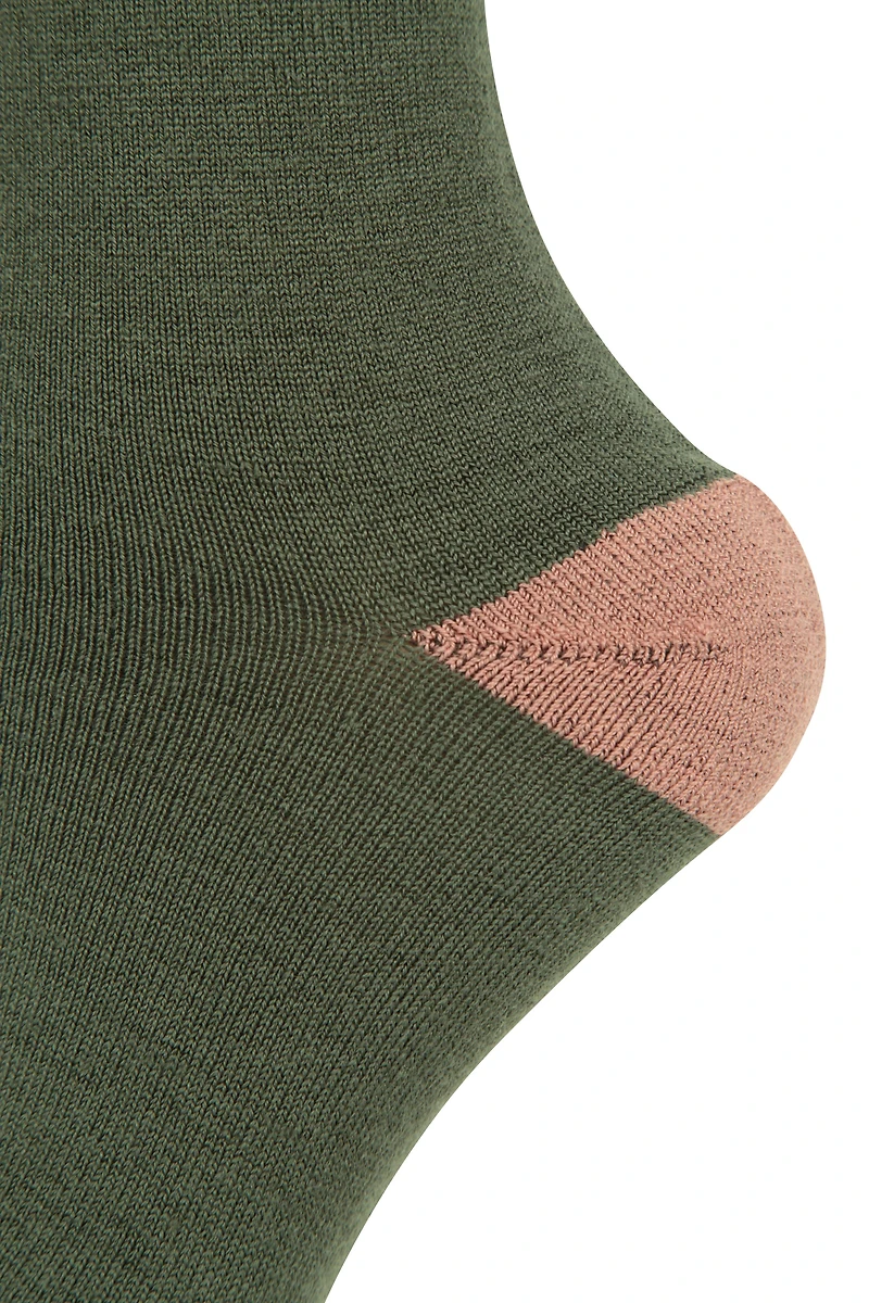 Bold Pattern Womens Merino Mid-Calf Hiking Socks 2-Pack