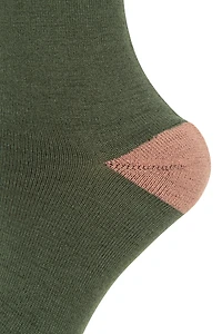 Bold Pattern Womens Merino Mid-Calf Hiking Socks 2-Pack