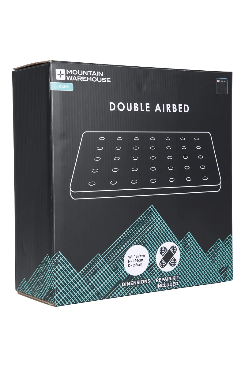 Double Flocked Air Bed