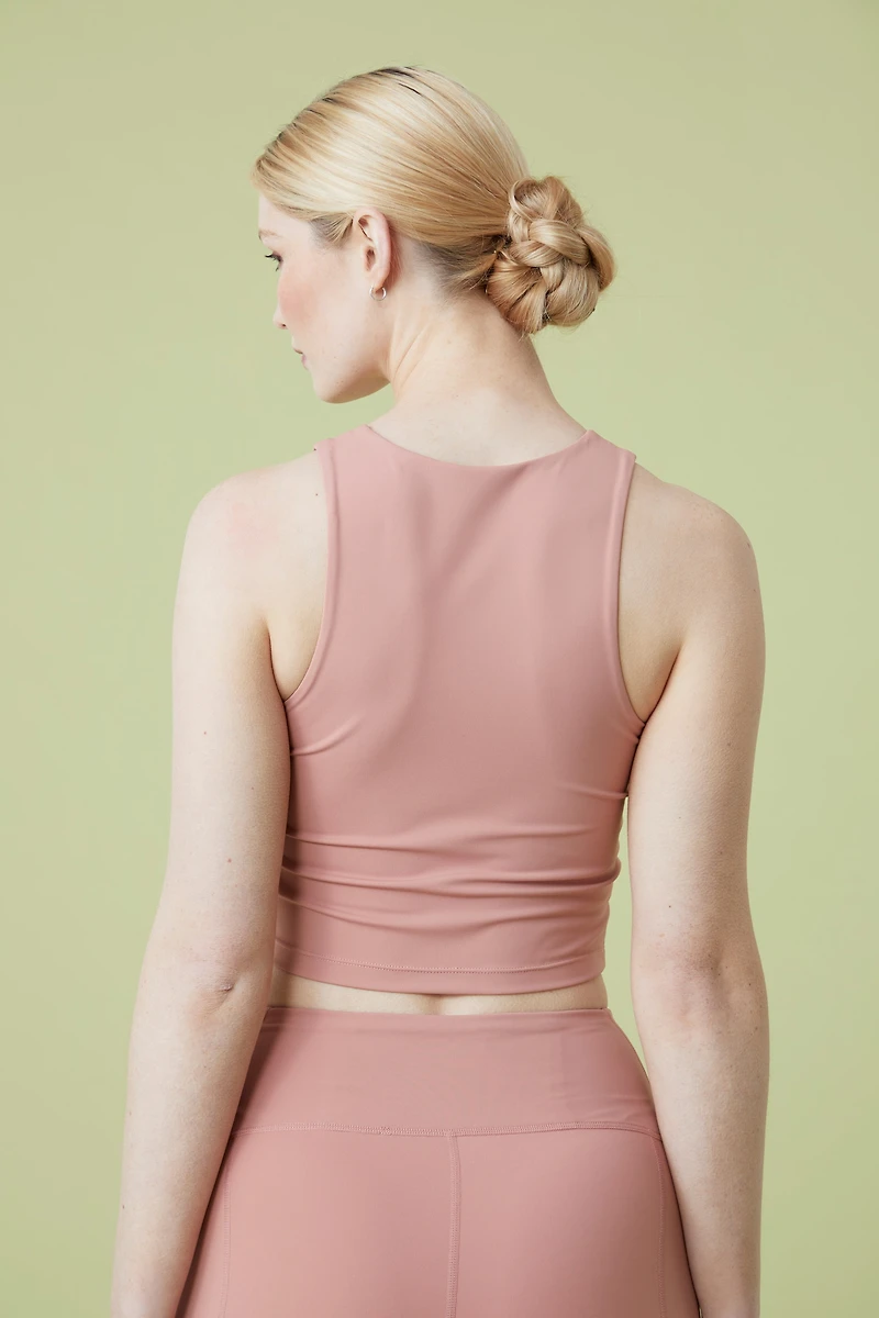 Go Getter Womens Cropped Tank Top