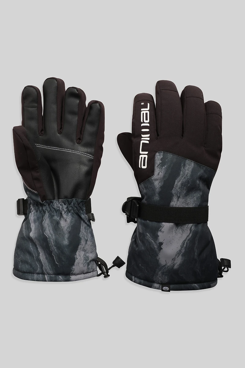 Iced Mens Snow Gloves