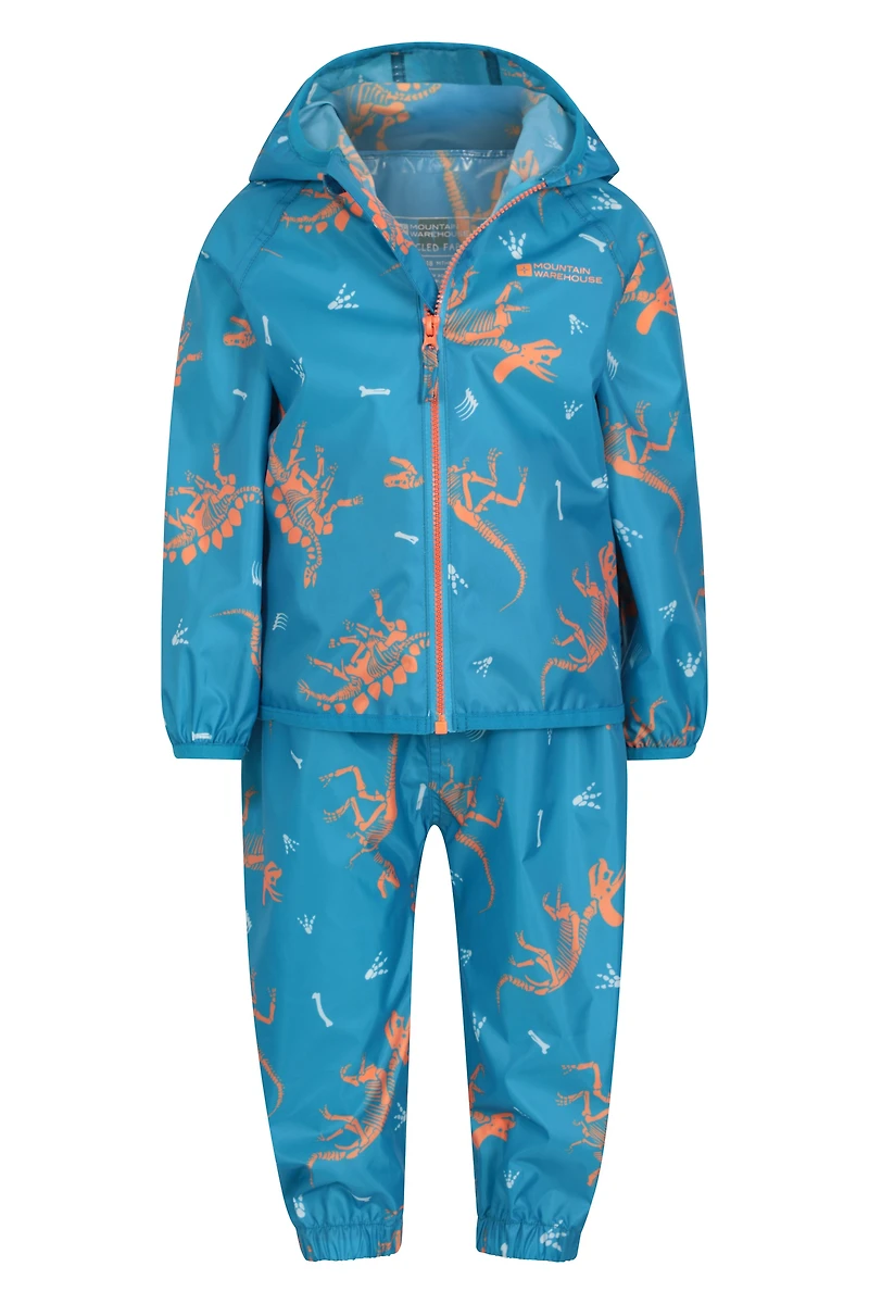 Printed Toddler Rain Set