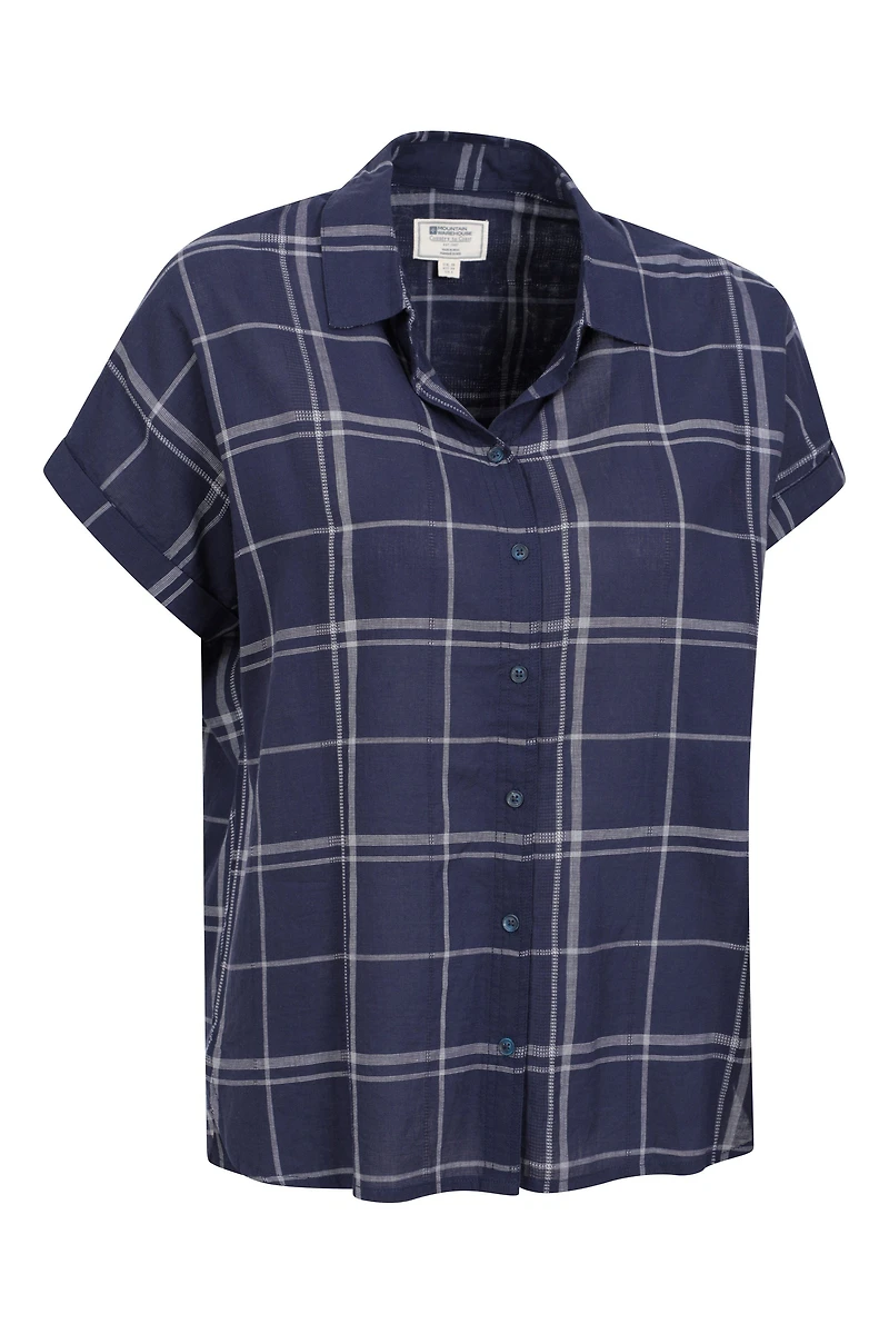 Palm Womens Relaxed Check Shirt