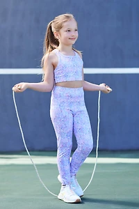 Kids Dance Crop Top & Leggings Set
