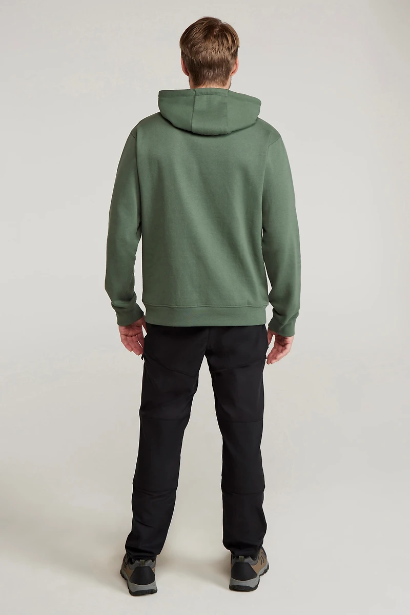 Mountain Grid Mens Hoodie