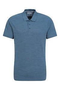 Dawnay Pique Slub Textured Mens Polo Shirt