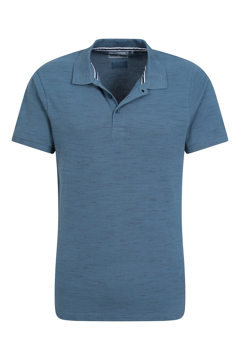 Dawnay Pique Slub Textured Mens Polo Shirt