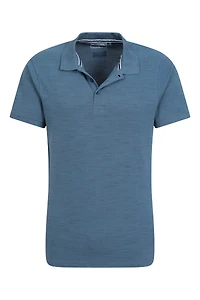 Dawnay Pique Slub Textured Mens Polo Shirt