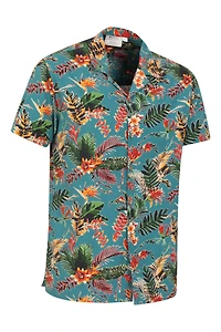 Beach Mens Short Sleeve Shirt