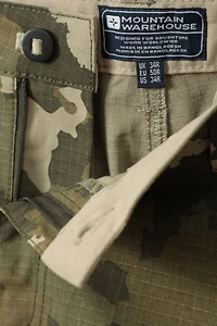 Prospect Mens Ripstop Camo Cargo Shorts