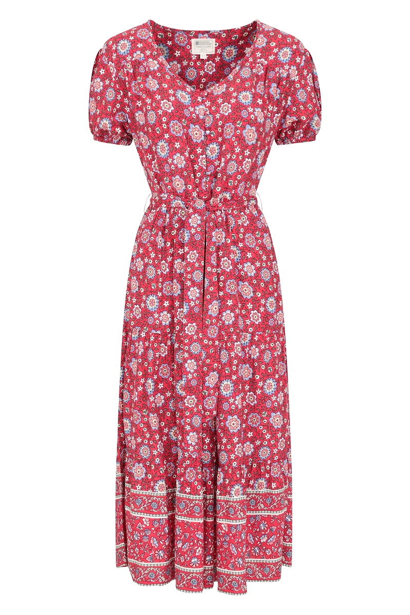 Morocco Womens Midi Dress