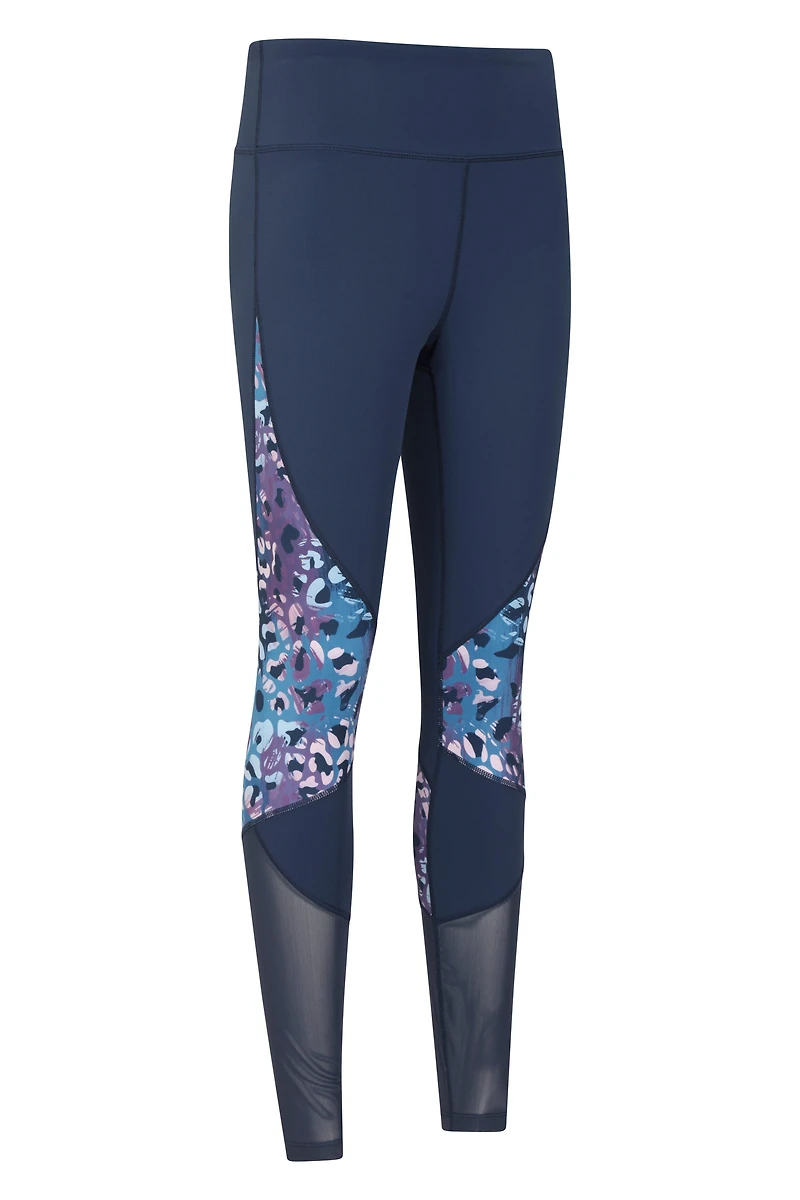 Mesh Motion Panelled Womens Leggings