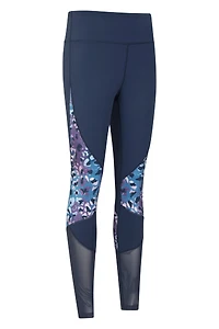 Mesh Motion Panelled Womens Leggings